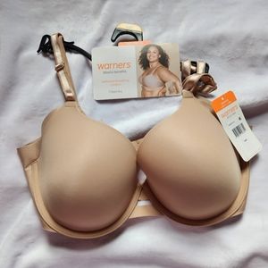 Warners Underarm Smoothing Comfort Tshirt Bra 34D